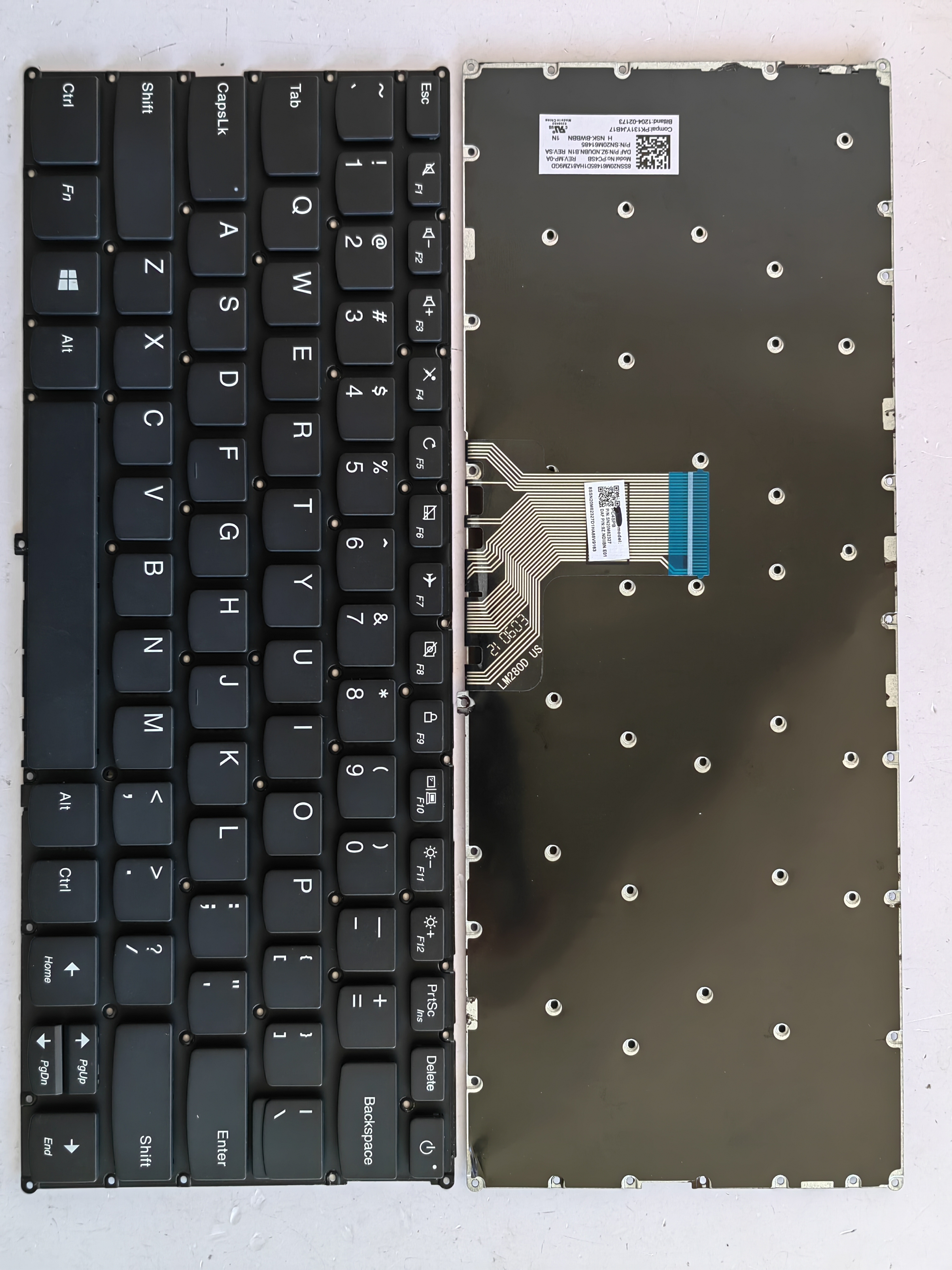 Picture of New Replacement Laptop Keyboard For LENOVO 320S-13 with switch BLACK (OEM) US Layout